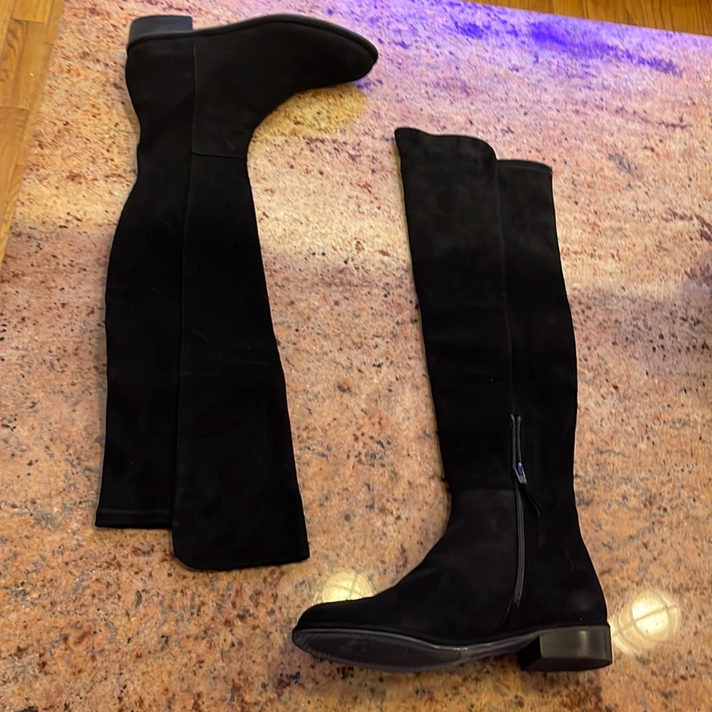 COPY - Over the knee suede boot, never worn